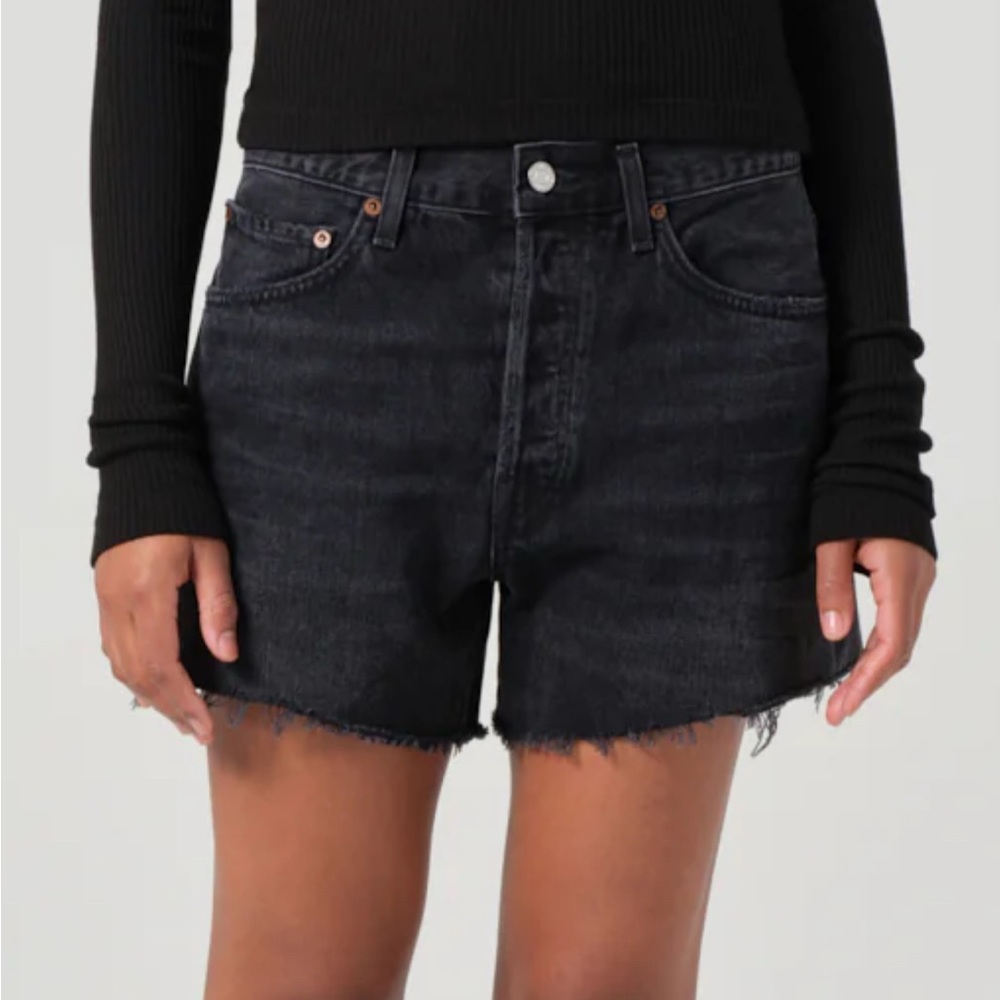Agolde Parker Long Jean Shorts